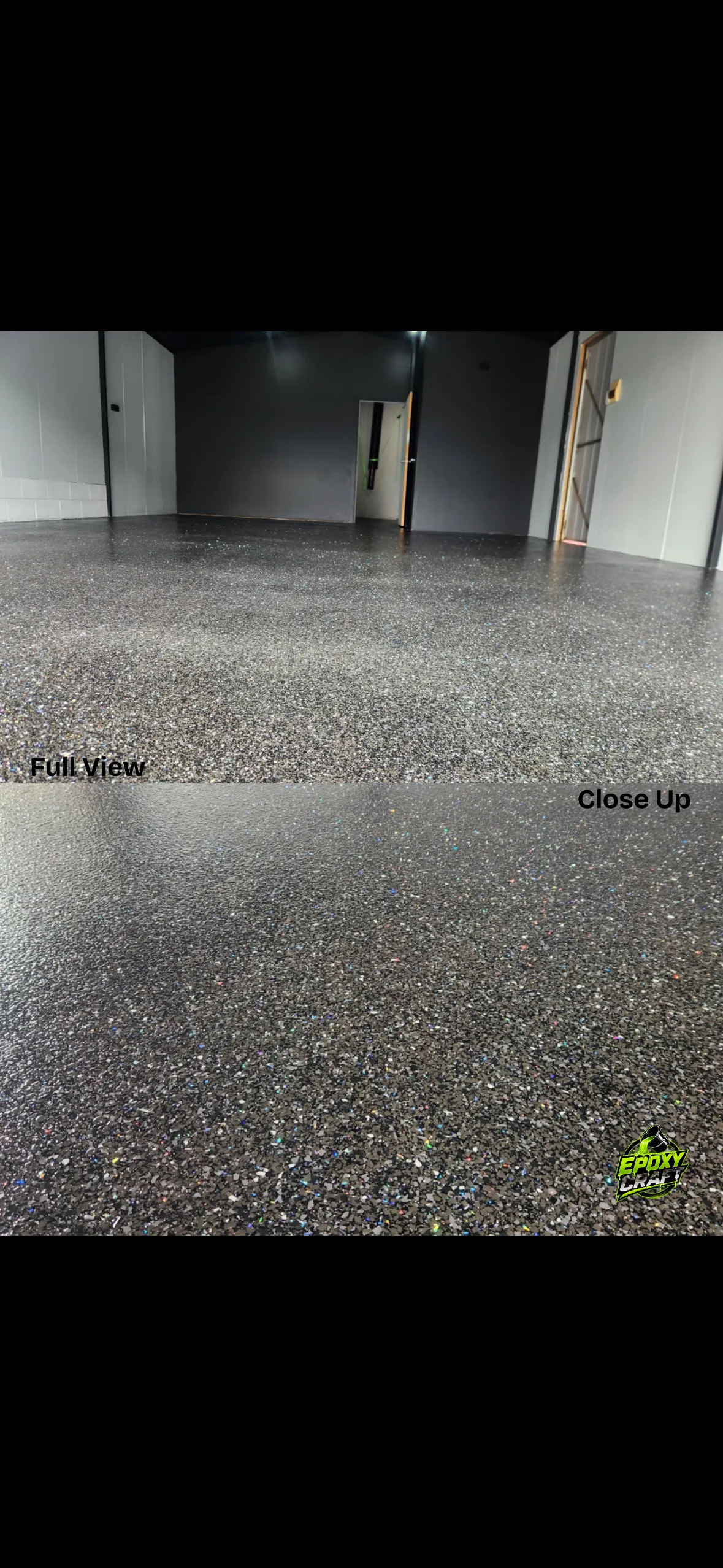 Raw unsealed concrete floor before coating in a commercial unit